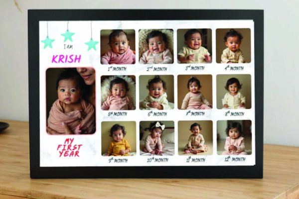 12 Months Baby Frame