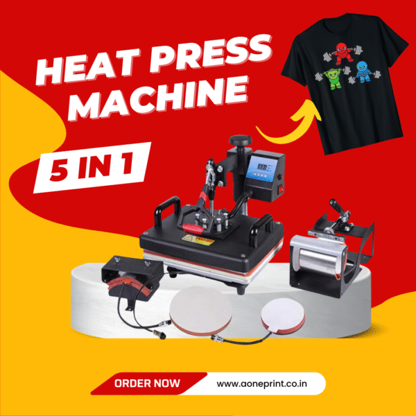 5in 1 Combo Heat Press Machine